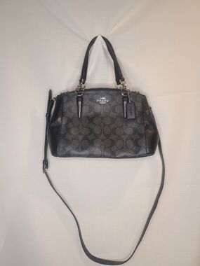 Signature Mini Christie Carryall, black and grey